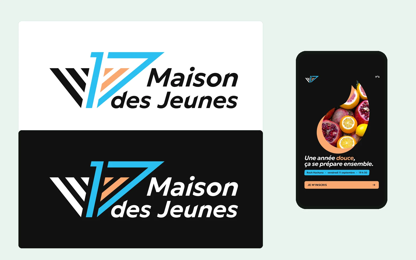 Maison des Jeunes 17 : Charte graphique + Réseaux sociaux, réalisé par 123 Digital
