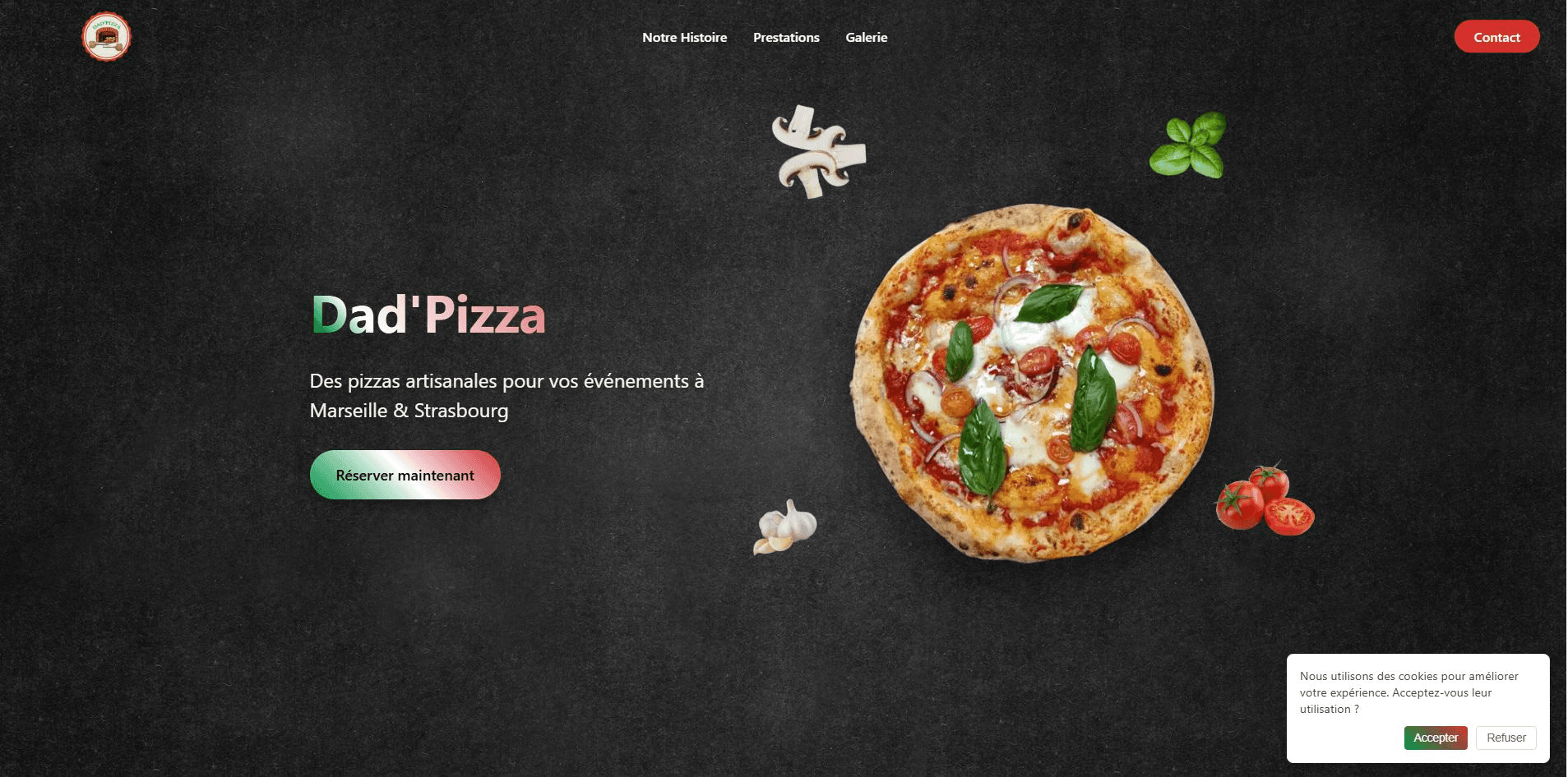 Dad'Pizza Website
